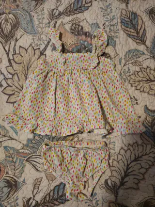 Vestido y braguita Mayoral 12 meses