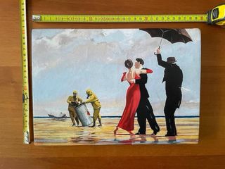 Quadro Crude Oil Vettriano Banksy