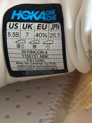 Scarpe Hoka Rincon 4 - Taglia 40