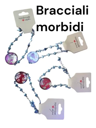 Collana farfalla resina glitterata