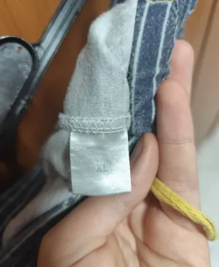 Pantaloni Pigiama Uomo Cotone Blu Righe XL