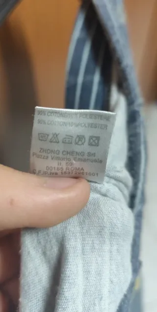 Pantaloni Pigiama Uomo Cotone Blu Righe XL