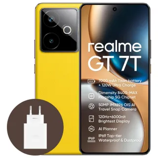Realme GT 7T 12GB RAM 256GB Amarillo