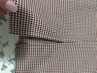 Pichi cuadros rosa y negro