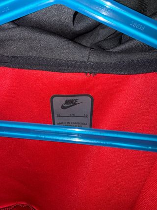 Nike Tech Fleece Pantalones Rojos