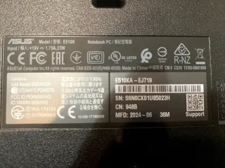 Portátil ASUS E510K NOTEBOOK Reestreno. Garantía.