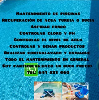 Mantenimiento de piscina