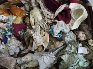 Lote Muñecas Porcelana Antiguas