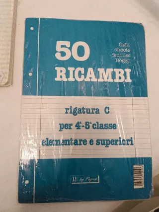 3 risme fogli 120 F.TO 21x29,7 Nuovi.