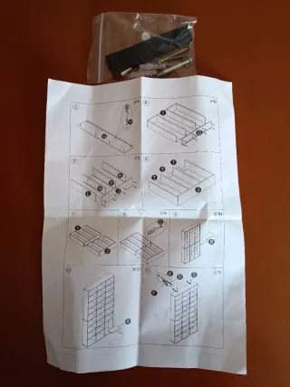 Estantería CDs Negra