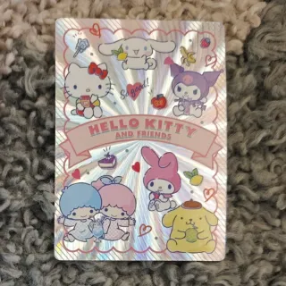 Carta Edición Limitada Hello Kitty & Friends
