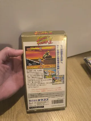 Street Fighter II SNES Famicom Japonés Completo