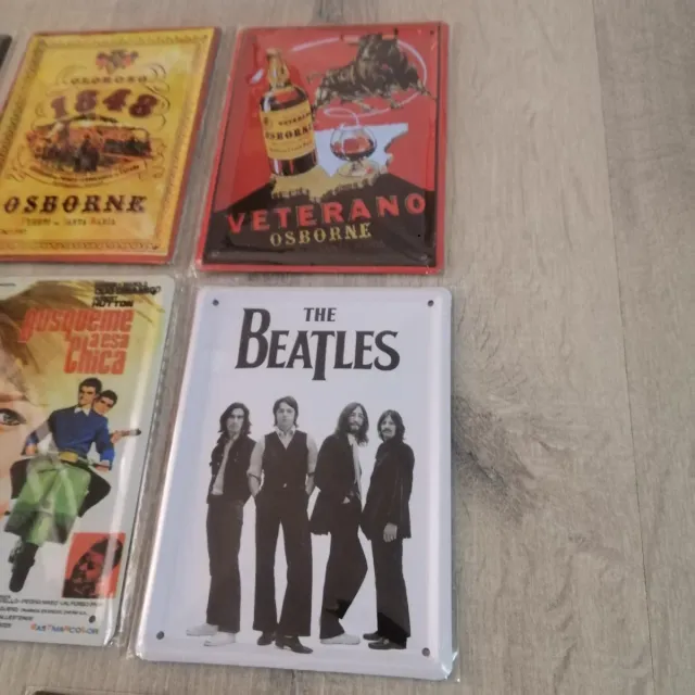 Lote 8 Placas Imán Decorativas