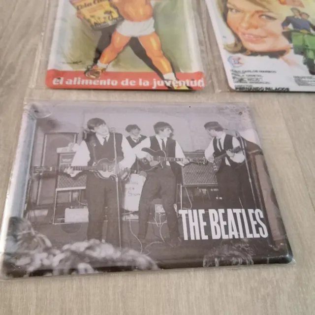 Lote 8 Placas Imán Decorativas