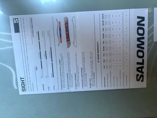 Tabla Snowboard Salomon Sight 158W