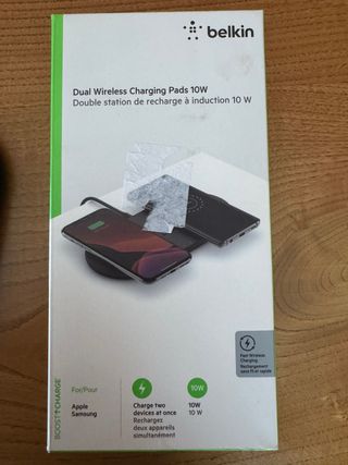 Base Carga Inalámbrica Doble Belkin 10W