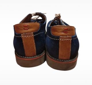 Zapatos Bucher ante azul marino hombre talla 43