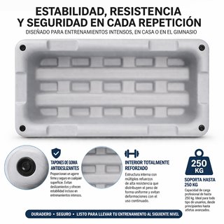 BSFIT Step Aeróbic Plataforma Fitness Banco