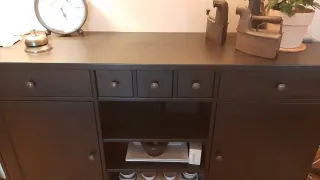 Conjunto Muebles Comedor IKEA HEMNES Negro