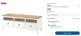 Conjunto Muebles Comedor IKEA HEMNES Negro