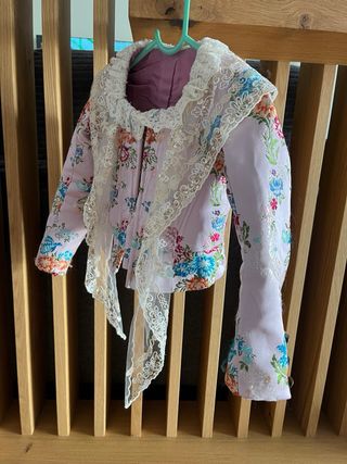 Vestido de Fallera Niña talla 3-6 años
