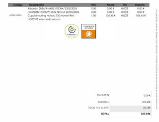 Pantalla alta Honda CB 750 Hornet