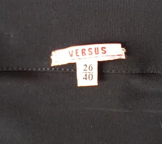 Miniabito Versus Versace nero raso