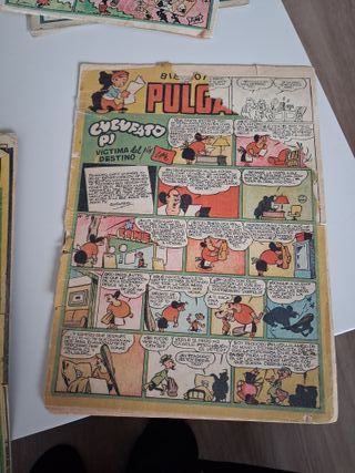 LOTE DE 16 TEBEOS PULGARCITO DE LOS AÑOS 40