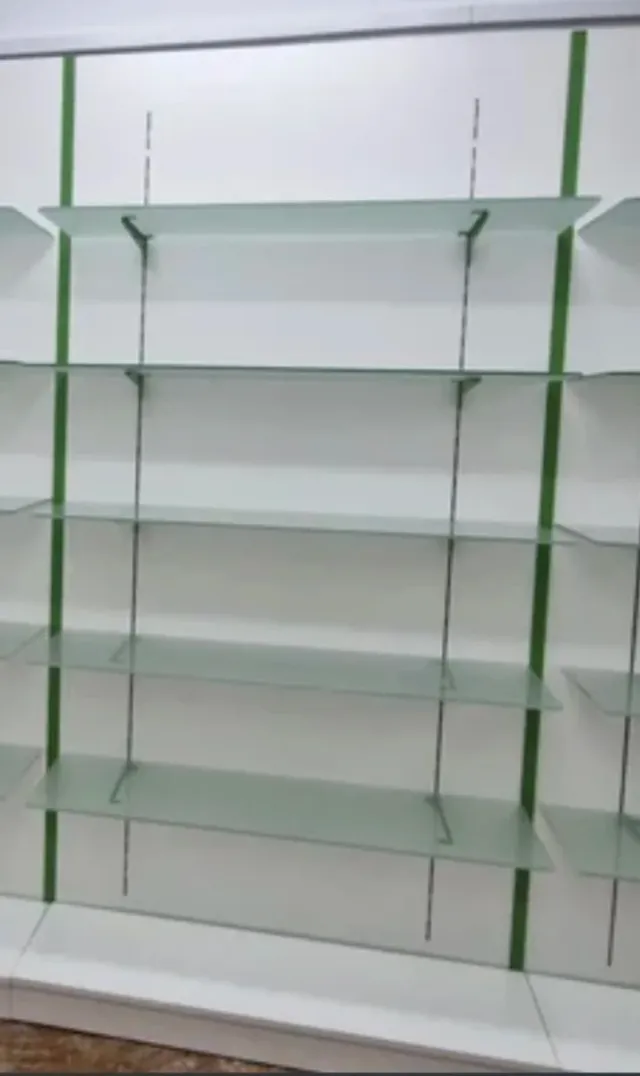 2 Murales expositor tienda regulable+2 cajoneras