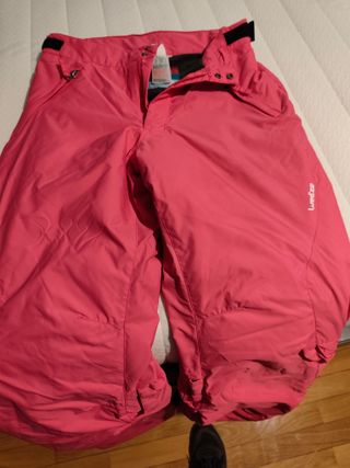 Pantalón de esquí rosa Talla 14 años