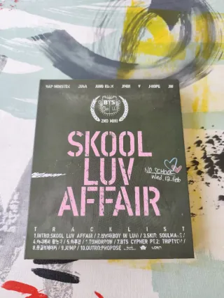BTS Skool Luv Affair Álbum K-POP 2nd Mini