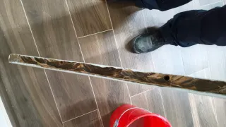 Estantería flotante madera natural gris