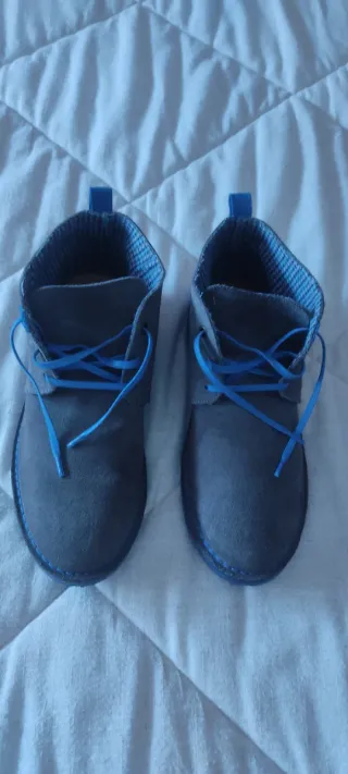 Botines Gios-Eppo Hombre Talla 42 Gris/Azul