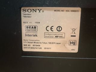 Sony KDL-55W807C 55 Pantalla Dañada