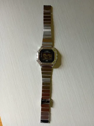 Reloj Casio Digital Plata WR 50M