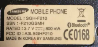 Samsung Teléf Móvil edicion limitada modelo lapiz