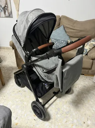 Cochecito 3 en 1 Kinderkraft Esme - Gris