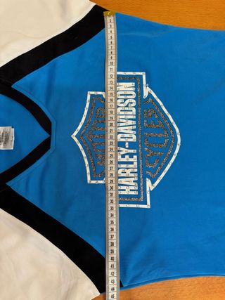 Camiseta Harley-Davidson Azul y Blanca