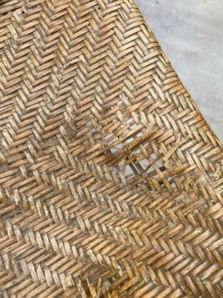 2 Sillones Antiguos Mimbre para restaurar