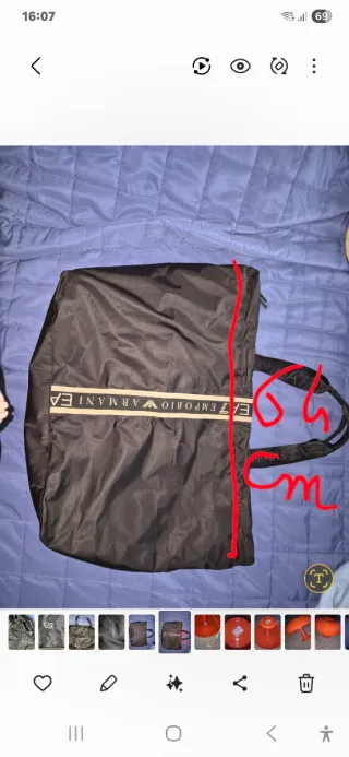 Borsa shopper grande Emporio Armani originale