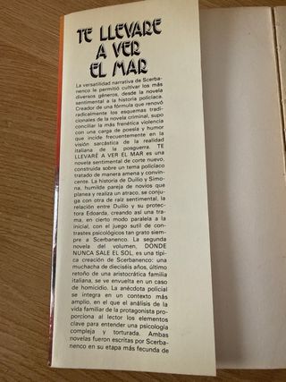 Libro te llevare a ver el mar