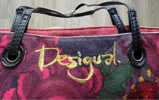 Bolso Desigual Multicolor Mariposa Flores