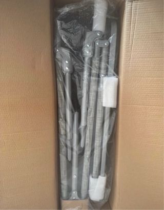 Tumbona plegable gris de 120€