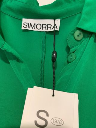 Vestido Simorra verde talla 44 nuevo
