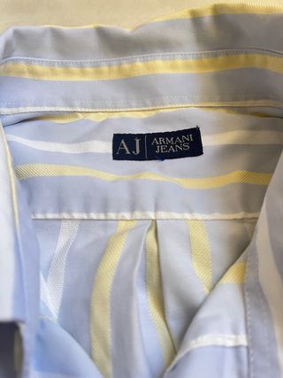 Camisa Armani Jeans Rayas Talla L