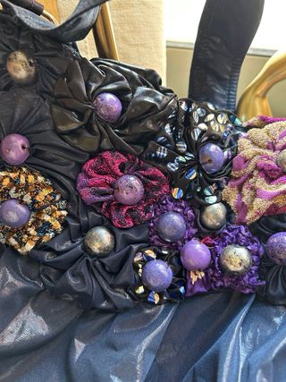 Bolso Custo Barcelona Vintage  Nuevo,Azul/Morado