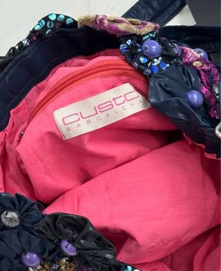 Bolso Custo Barcelona Vintage  Nuevo,Azul/Morado