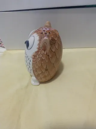 Gufo in ceramica decorativa vintage