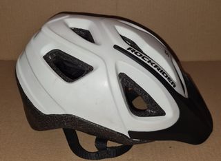 Casco Bicicleta Rockrider ST 100 Blanco