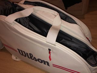 Paletero Wilson Padel Team 2025 Blanco
